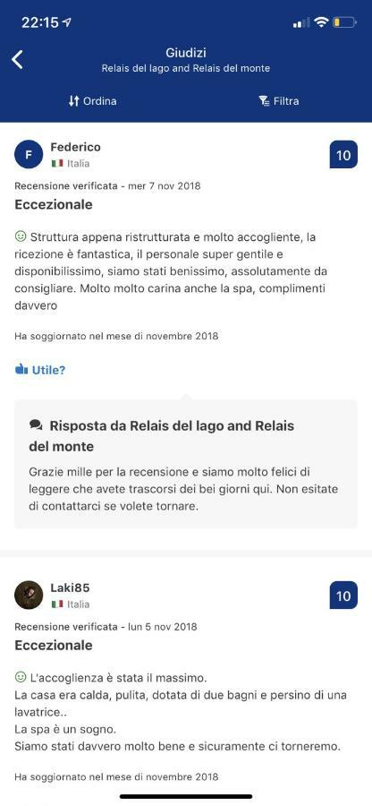 Relais Del Lago E Relais Del Monte Filettole Exteriör bild